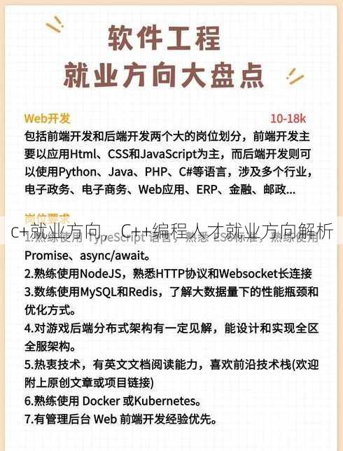 c+就业方向