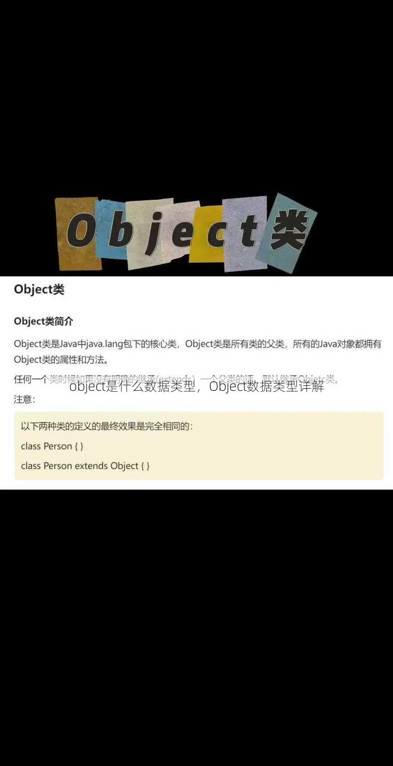 object是什么数据类型