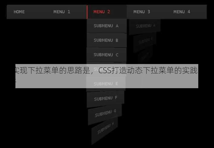 css实现下拉菜单的思路是