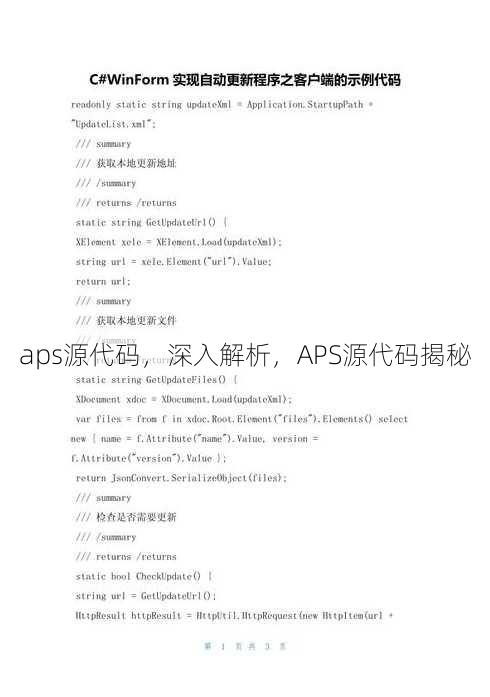 aps源代码