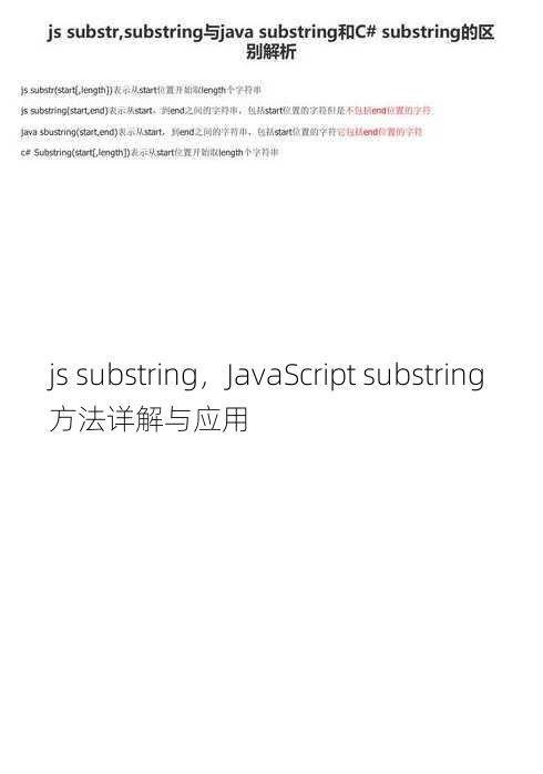 js substring
