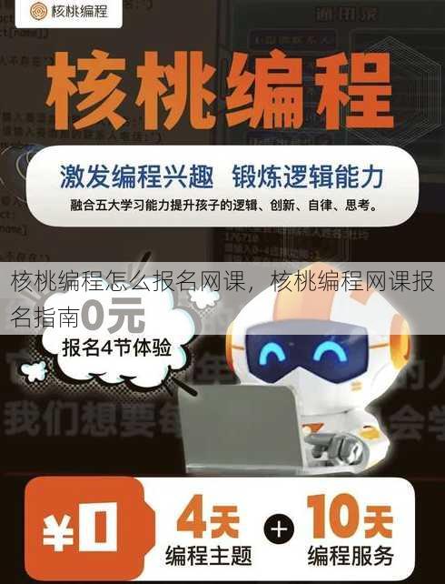 核桃编程怎么报名网课