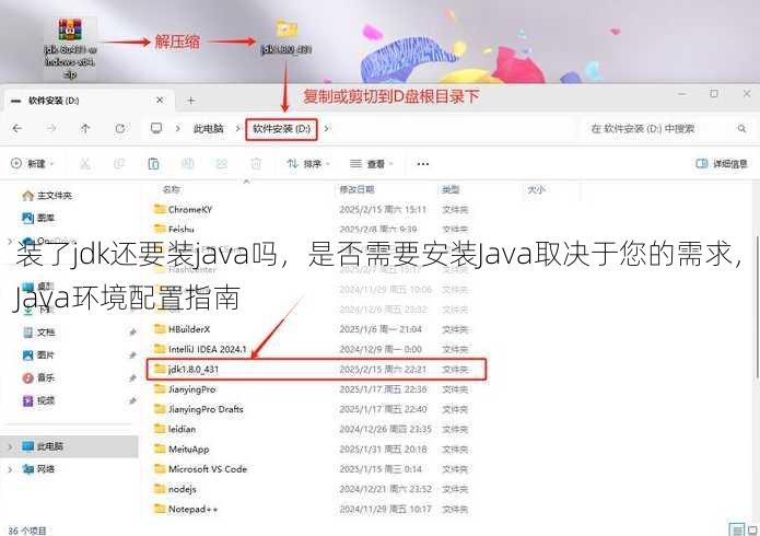 装了jdk还要装java吗