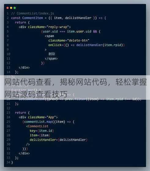 网站代码查看