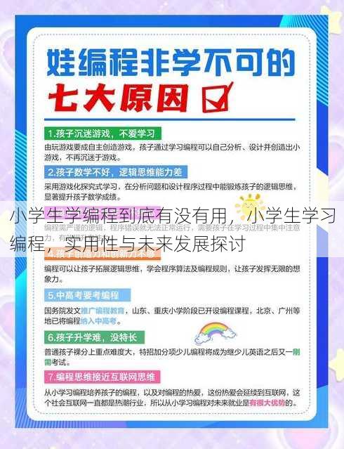 小学生学编程到底有没有用