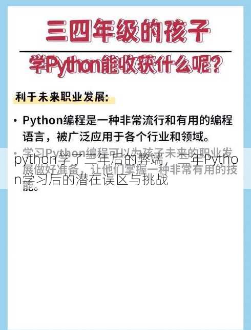 python学了三年后的弊端