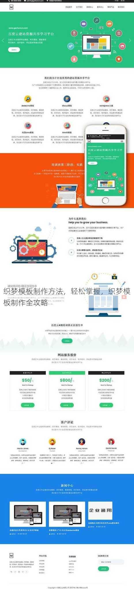 织梦模板制作方法