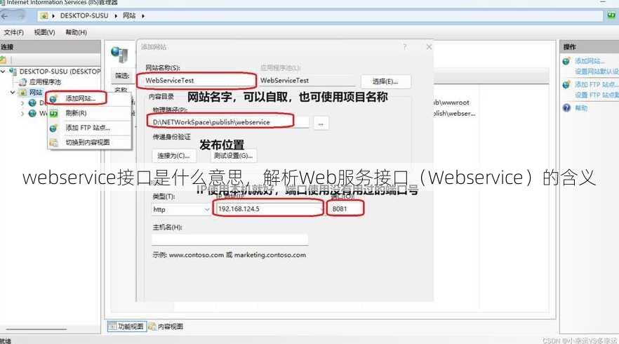 webservice接口是什么意思
