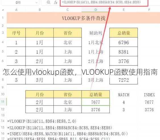 怎么使用vlookup函数