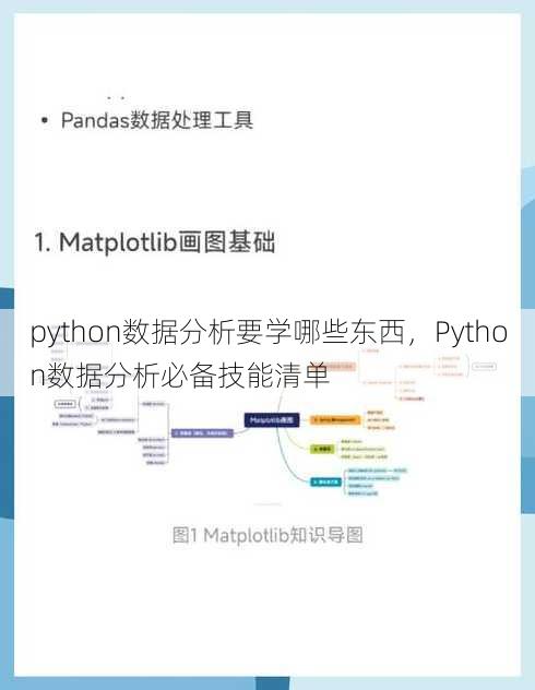 python数据分析要学哪些东西