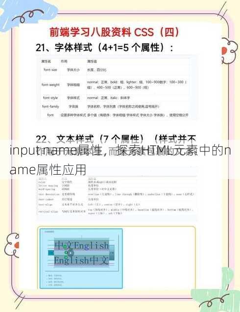input name属性
