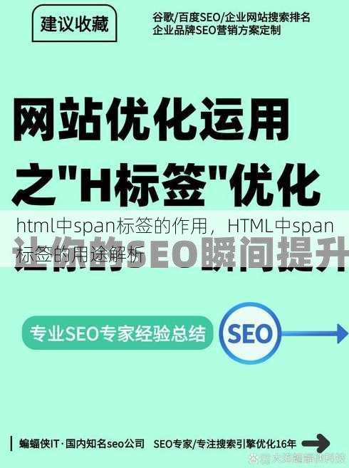html中span标签的作用