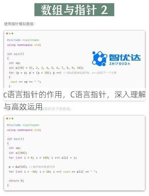 c语言指针的作用