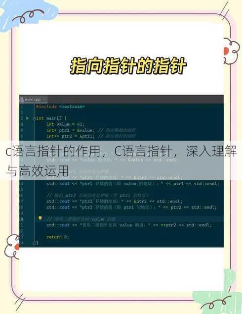 c语言指针的作用