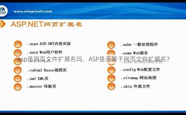 asp是网页文件扩展名吗