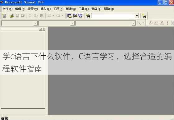 学c语言下什么软件