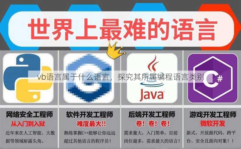 vb语言属于什么语言
