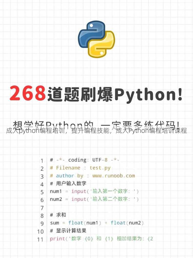 成人python编程培训