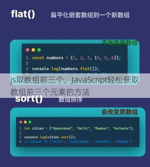 js取数组前三个