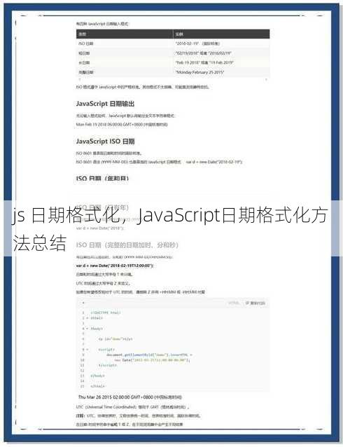 js 日期格式化