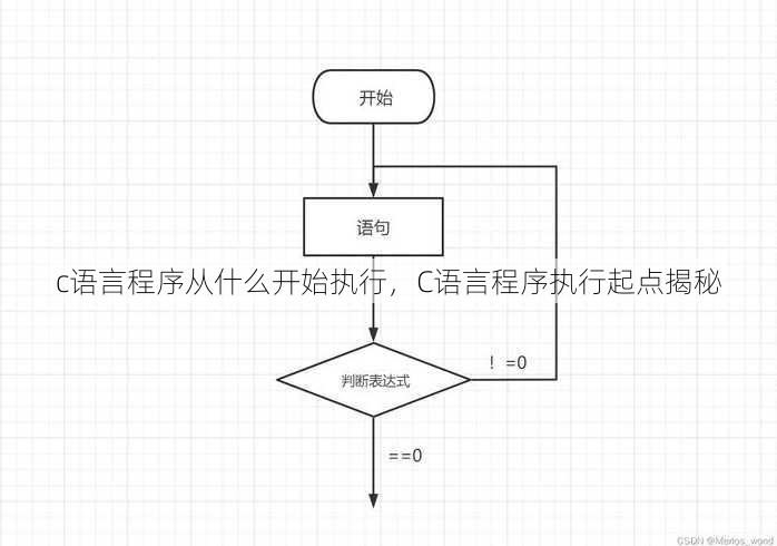 c语言程序从什么开始执行