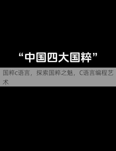 国粹c语言
