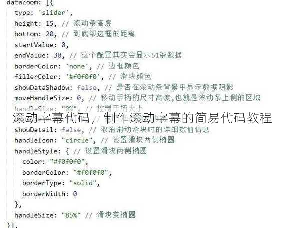 滚动字幕代码