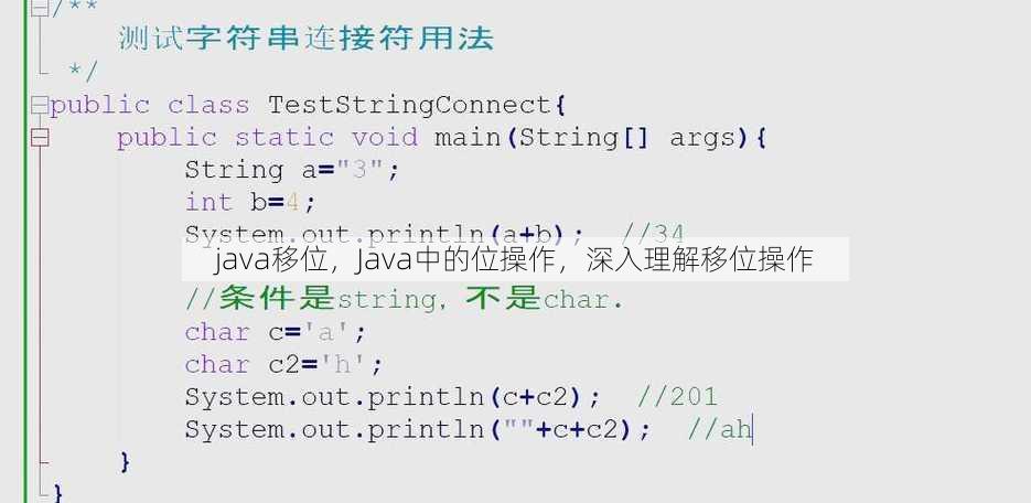 java移位