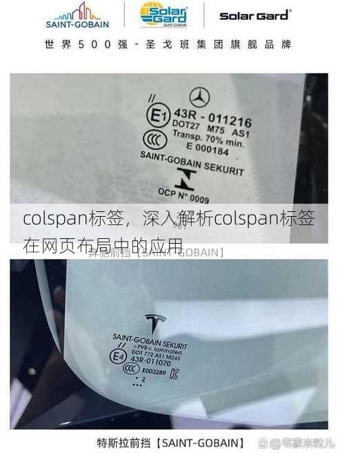 colspan标签