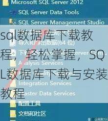 sql数据库下载教程