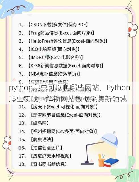 python爬虫可以爬哪些网站