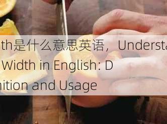 width是什么意思英语