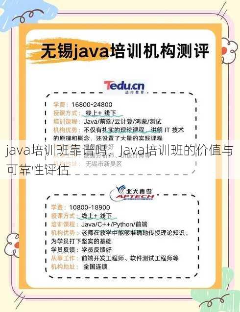 java培训班靠谱吗
