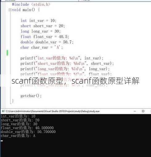 scanf函数原型