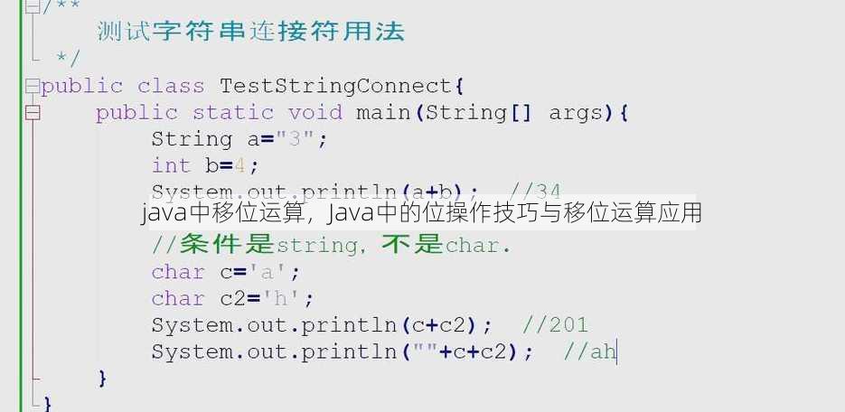 java中移位运算