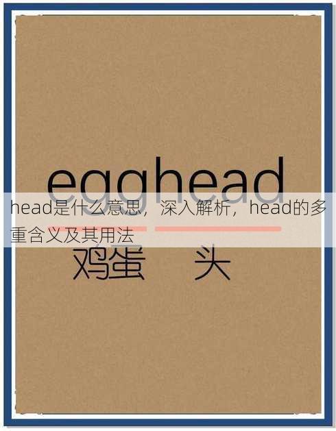 head是什么意思