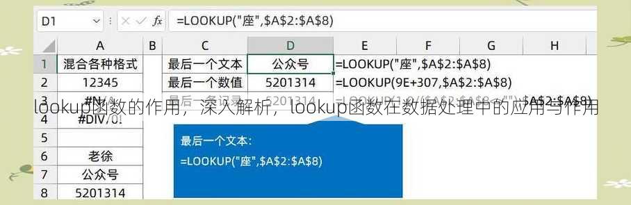 lookup函数的作用
