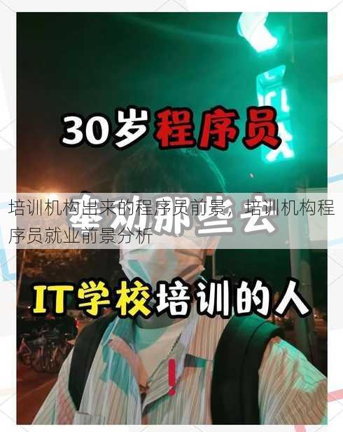 培训机构出来的程序员前景