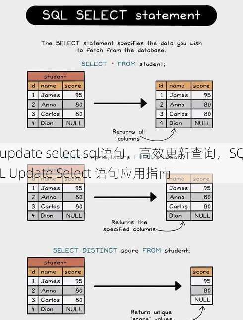 update select sql语句