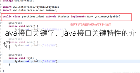 java接口关键字