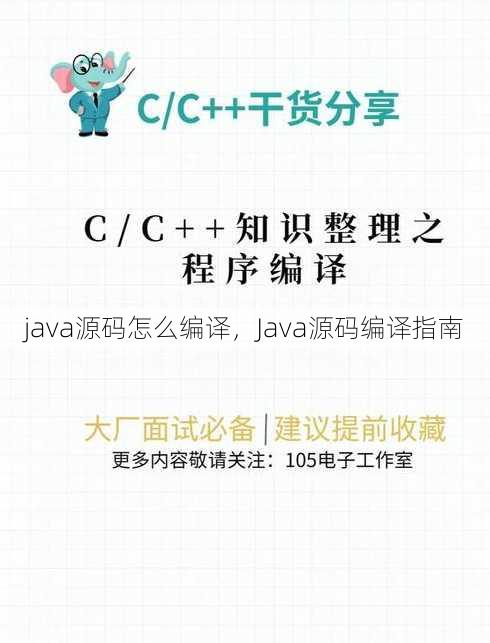 java源码怎么编译
