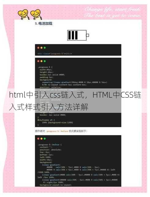 html中引入css链入式
