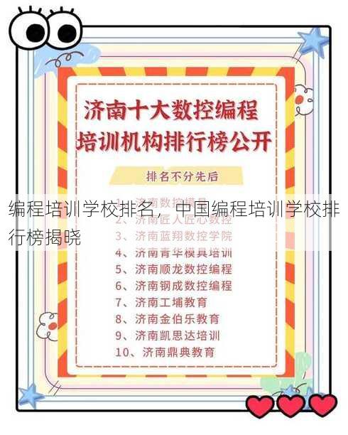 编程培训学校排名