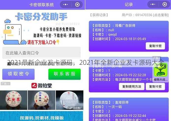 2021最新企业发卡源码