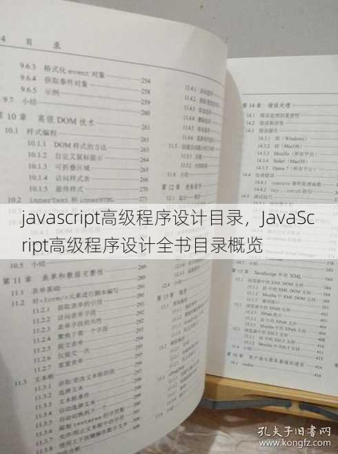 javascript高级程序设计目录