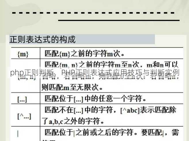 php正则判断