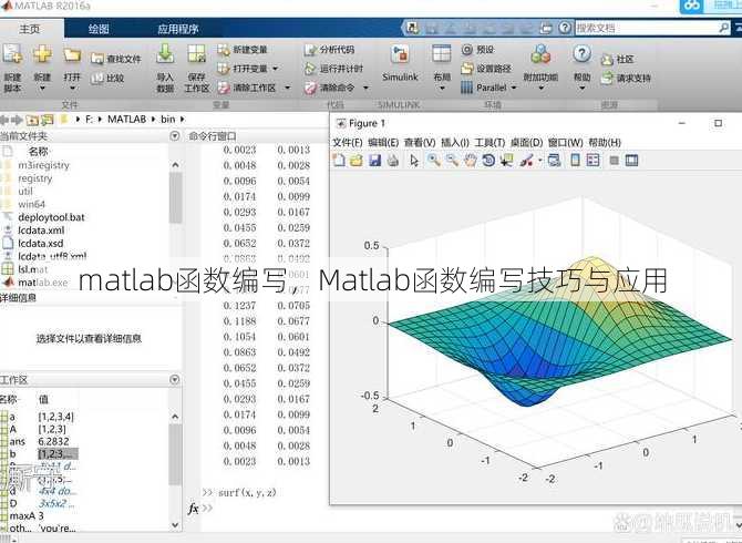 matlab函数编写