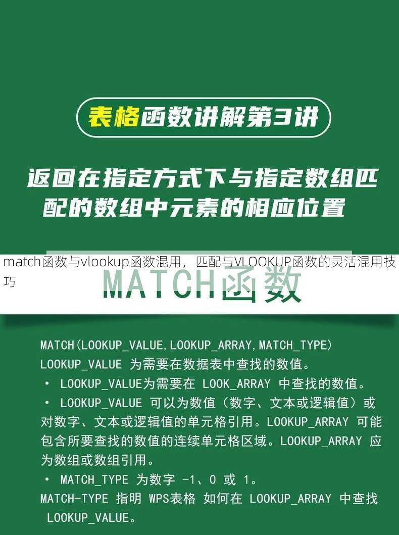 match函数与vlookup函数混用