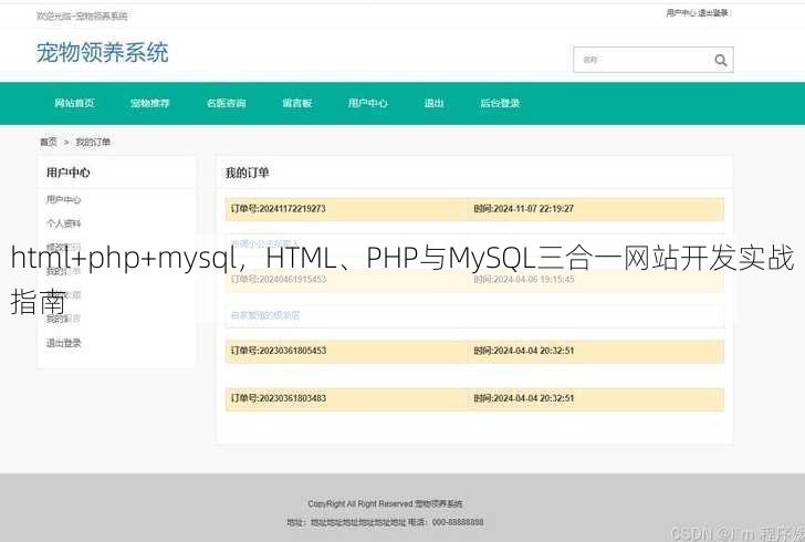 html+php+mysql