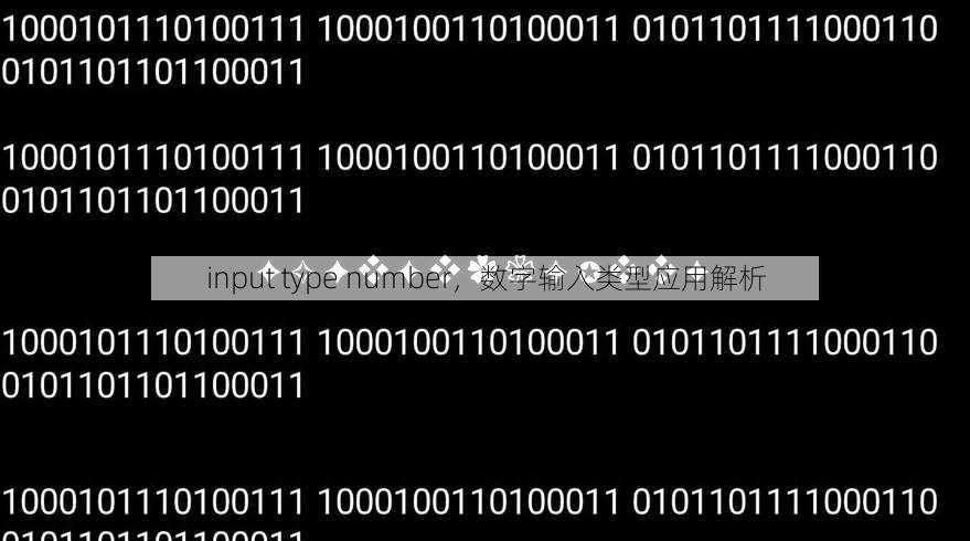 input type number